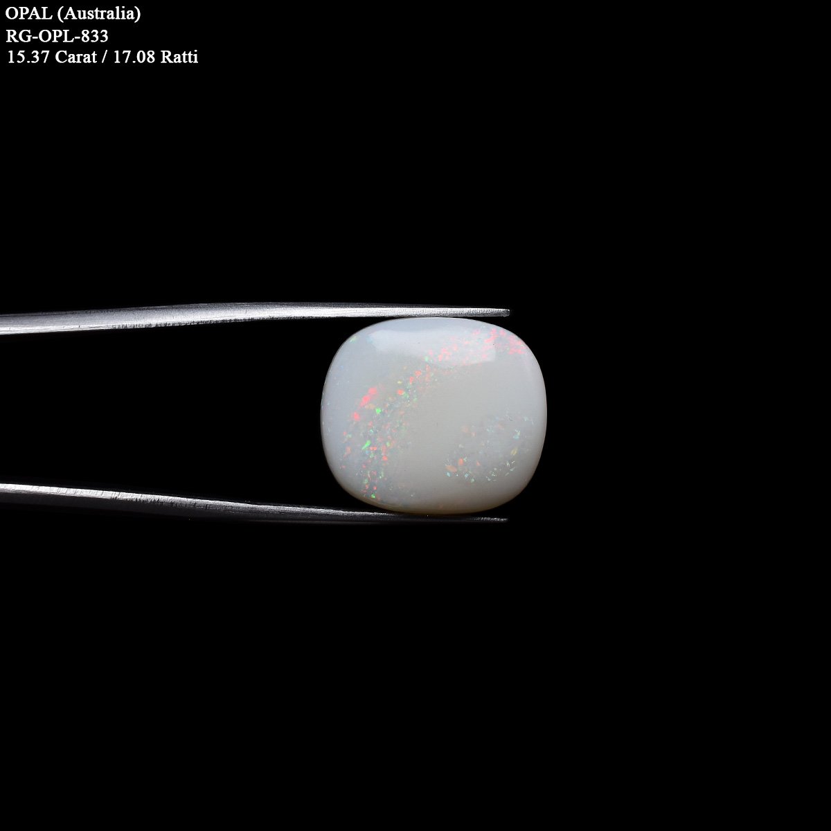 d0825-rg-opl-833-3 15.37 carats Opal ( 17.08 ratti Dudhiya Patthar ) - Image 3