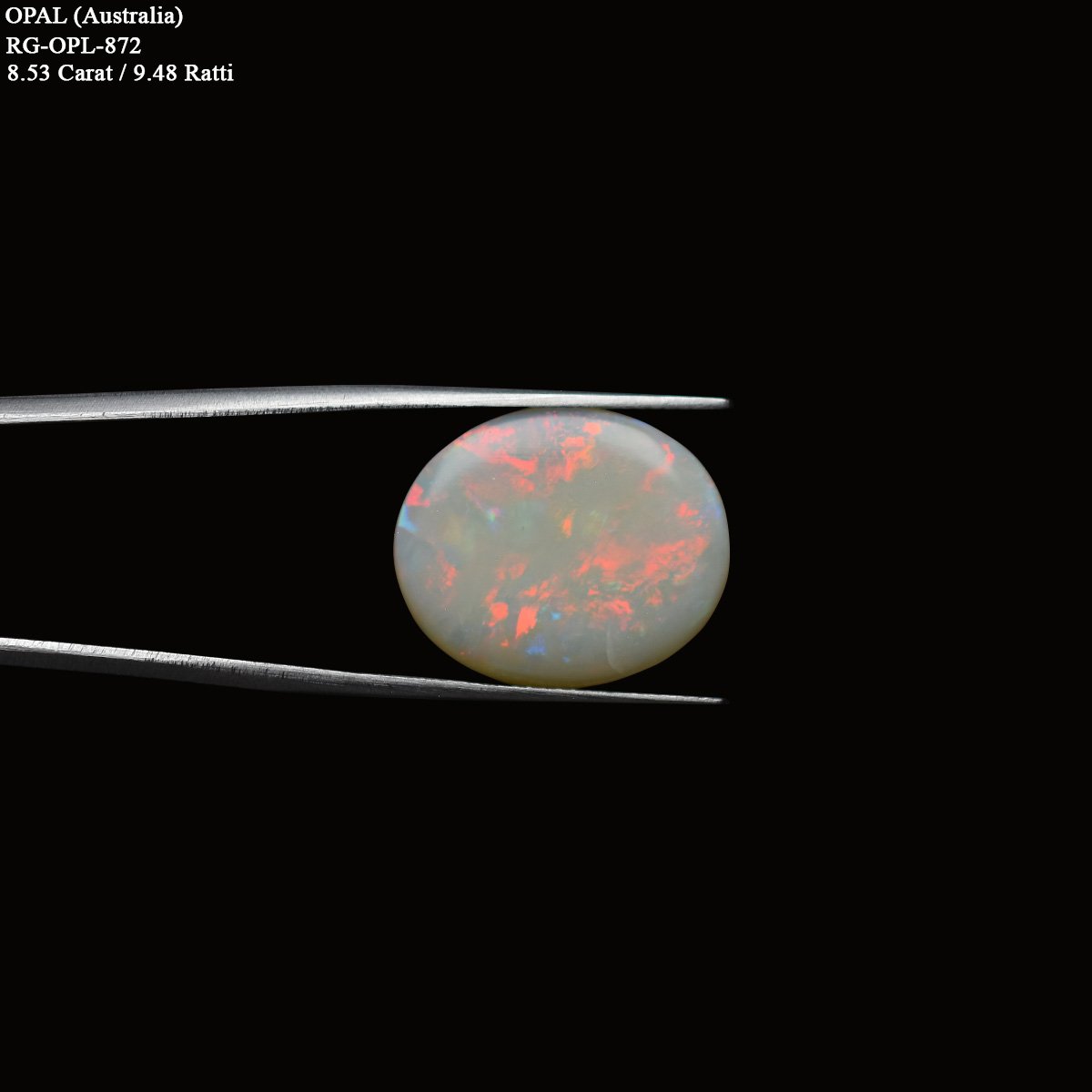 d0825-rg-opl-872-3 8.53 carats Opal ( 9.48 ratti Dudhiya Patthar ) - Image 3