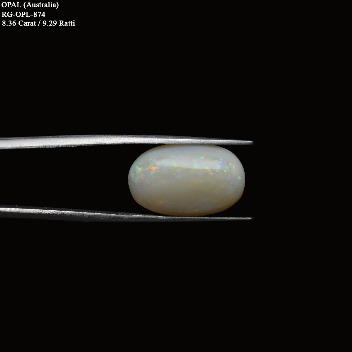 d0825-rg-opl-874-3 8.36 carats Opal ( 9.29 ratti Dudhiya Patthar ) - Image 3