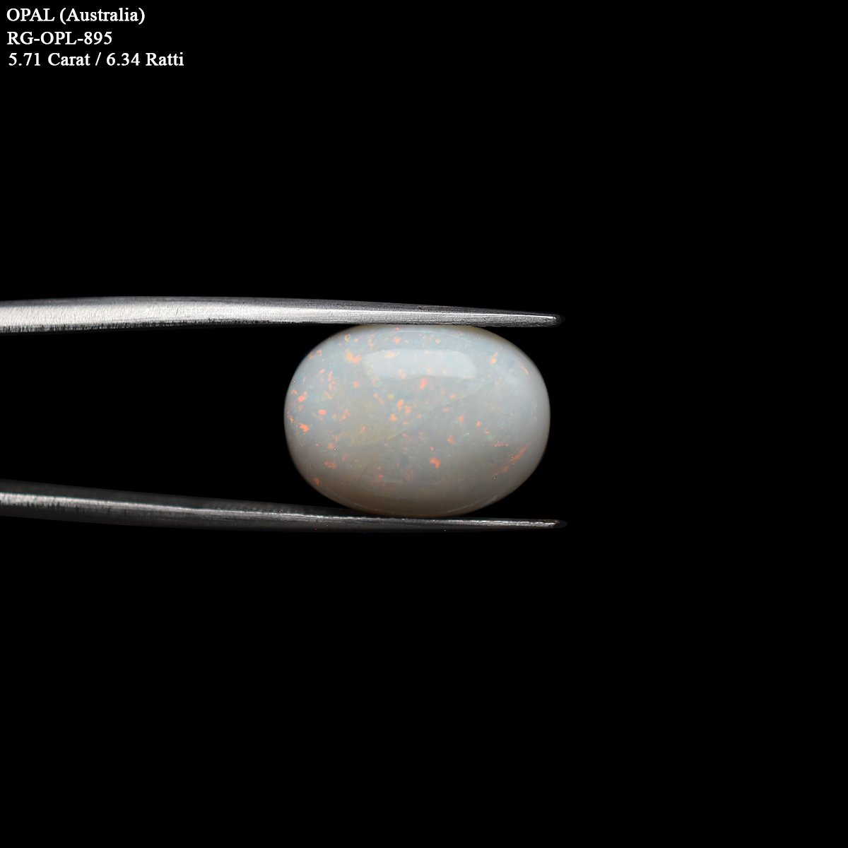 d0825-rg-opl-895-3 5.71 carats Opal ( 6.34 ratti Dudhiya Patthar ) - Image 3