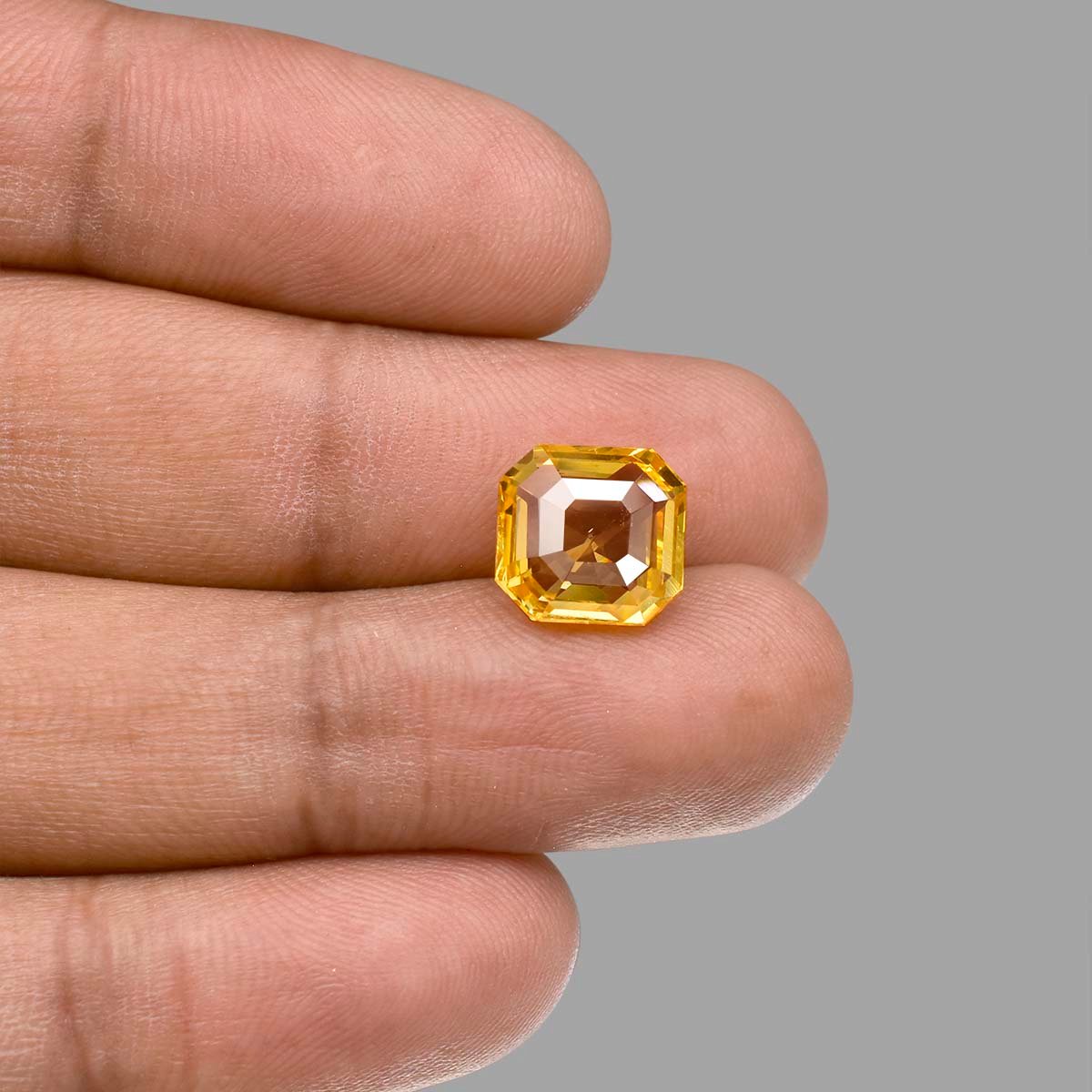 d0825-rgw-b-puk-1701-5 8.27 carats Yellow Sapphire  ( 9.19 Ratti Pukhraj ) - Image 5