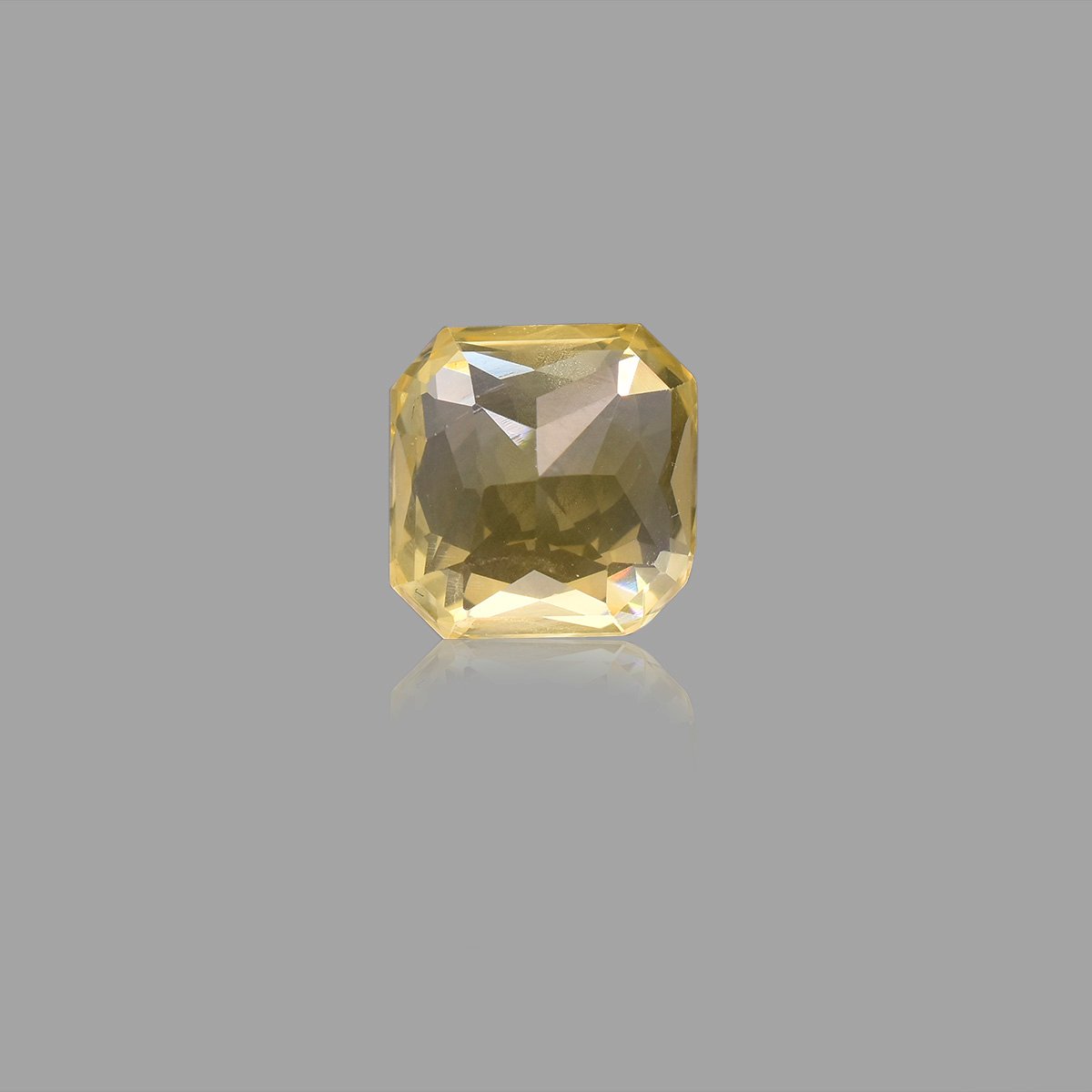 d0825-rgw-b-puk-1702-2 6.67 carats Yellow Sapphire  ( 7.41 Ratti Pukhraj ) - Image 2