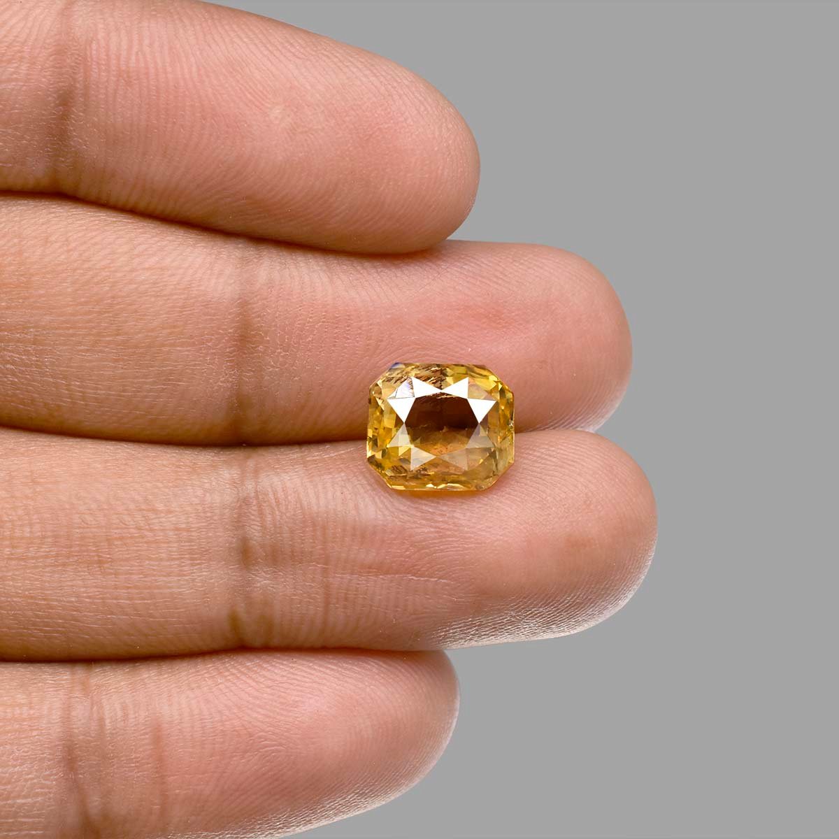 d0825-rgw-b-puk-1705-5 9.19 carats Yellow Sapphire  ( 10.21 Ratti Pukhraj ) - Image 5