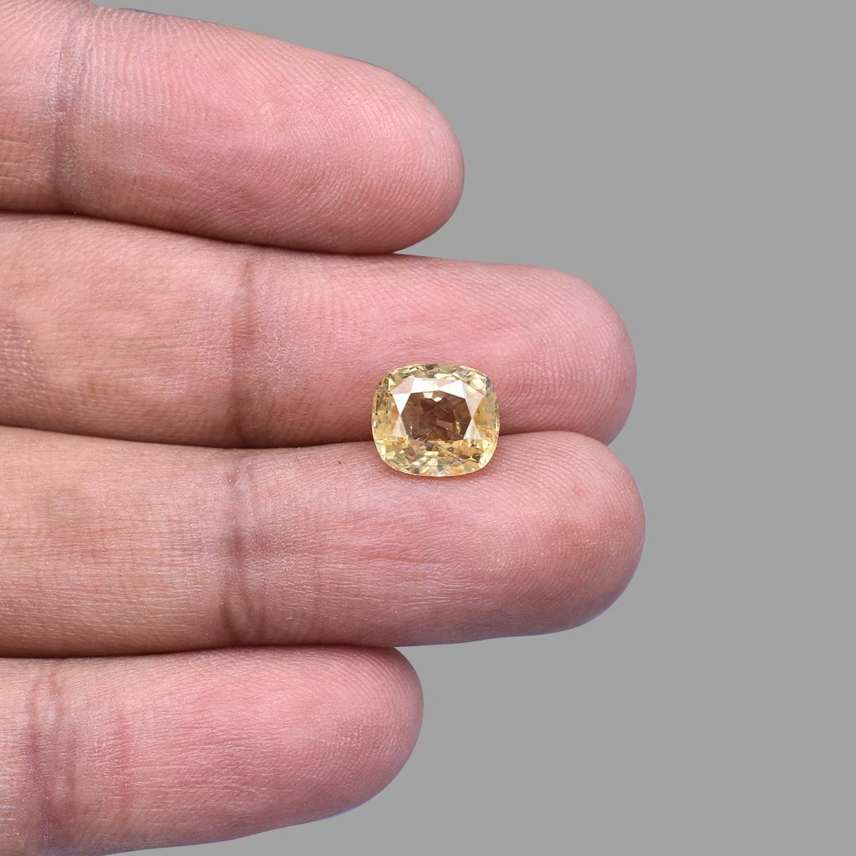 d0825-rgw-h-puk-3024-5 4.91 carats Yellow Sapphire  ( 5.46 Ratti Pukhraj ) - Image 5