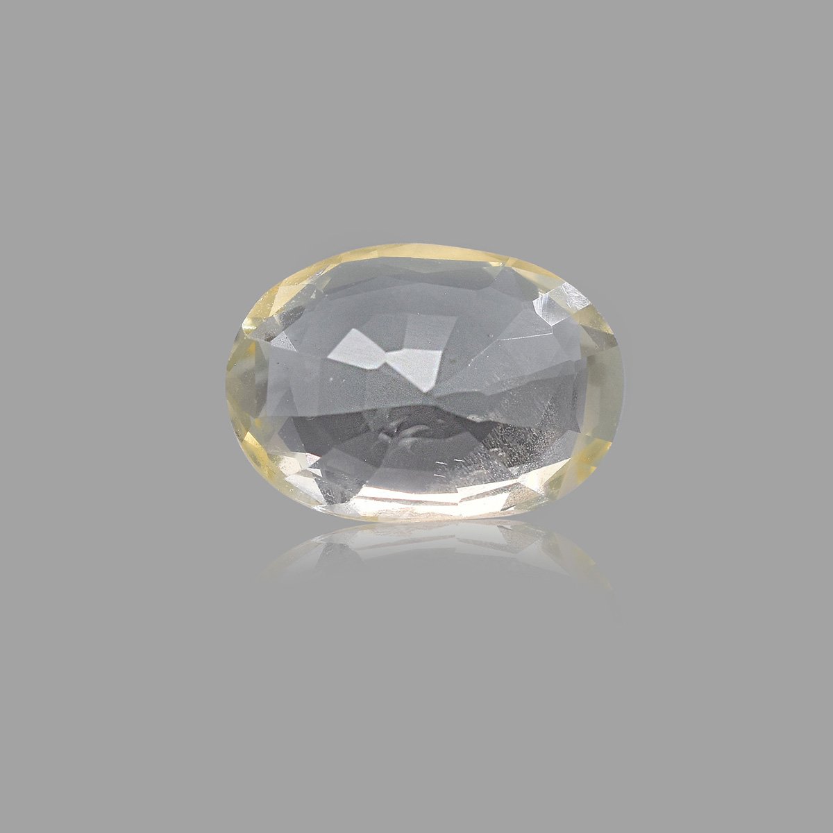 d0825-rgw-h-puk-3028-2 5.01 carats Yellow Sapphire  ( 5.57 Ratti Pukhraj ) - Image 2
