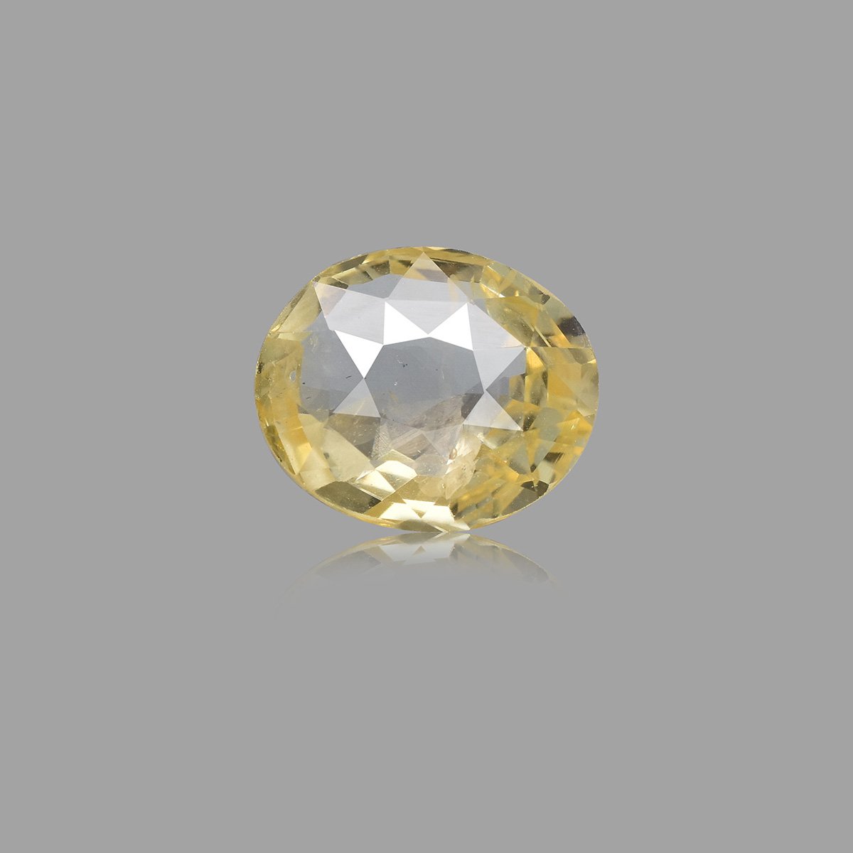 d0825-rgw-h-puk-3056-1 5.4 carats Yellow Sapphire  ( 6 Ratti Pukhraj ) - Image 1