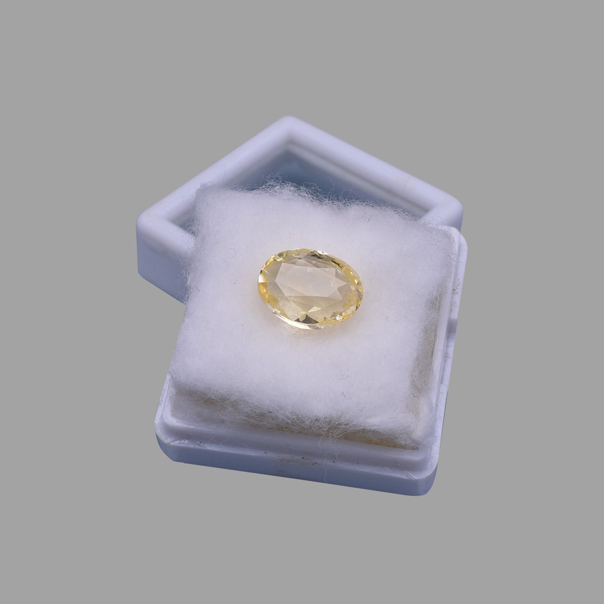 d0825-rgw-h-puk-3058-6 4.9 carats Yellow Sapphire  ( 5.44 Ratti Pukhraj ) - Image 6