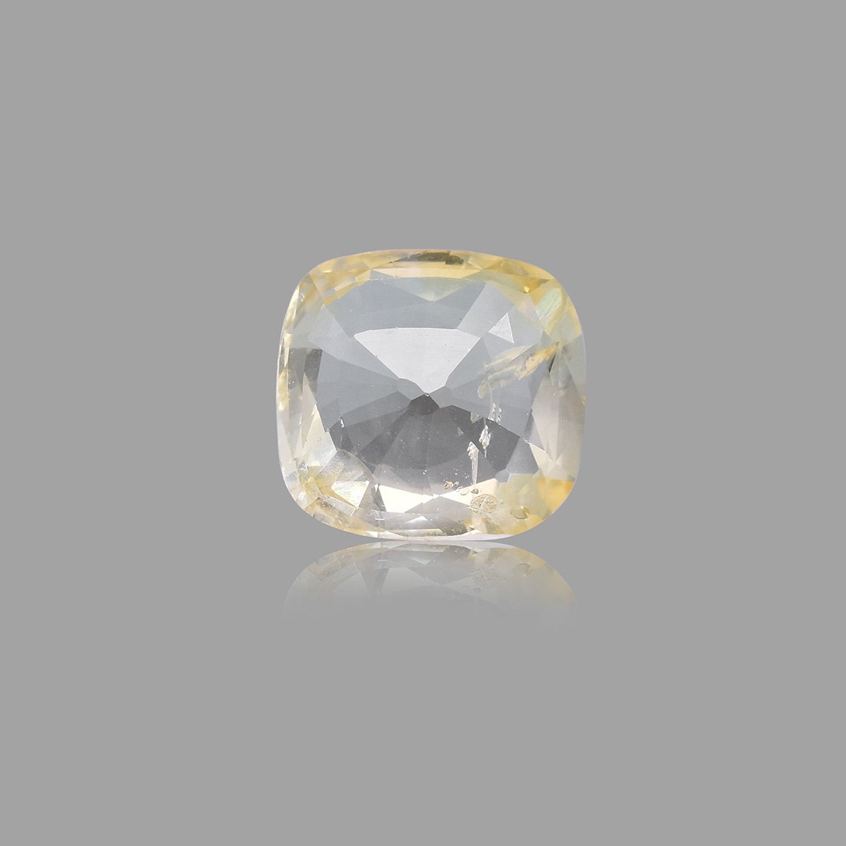 d0825-rgw-h-puk-3059-2 3.81 carats Yellow Sapphire  ( 4.23 Ratti Pukhraj ) - Image 2