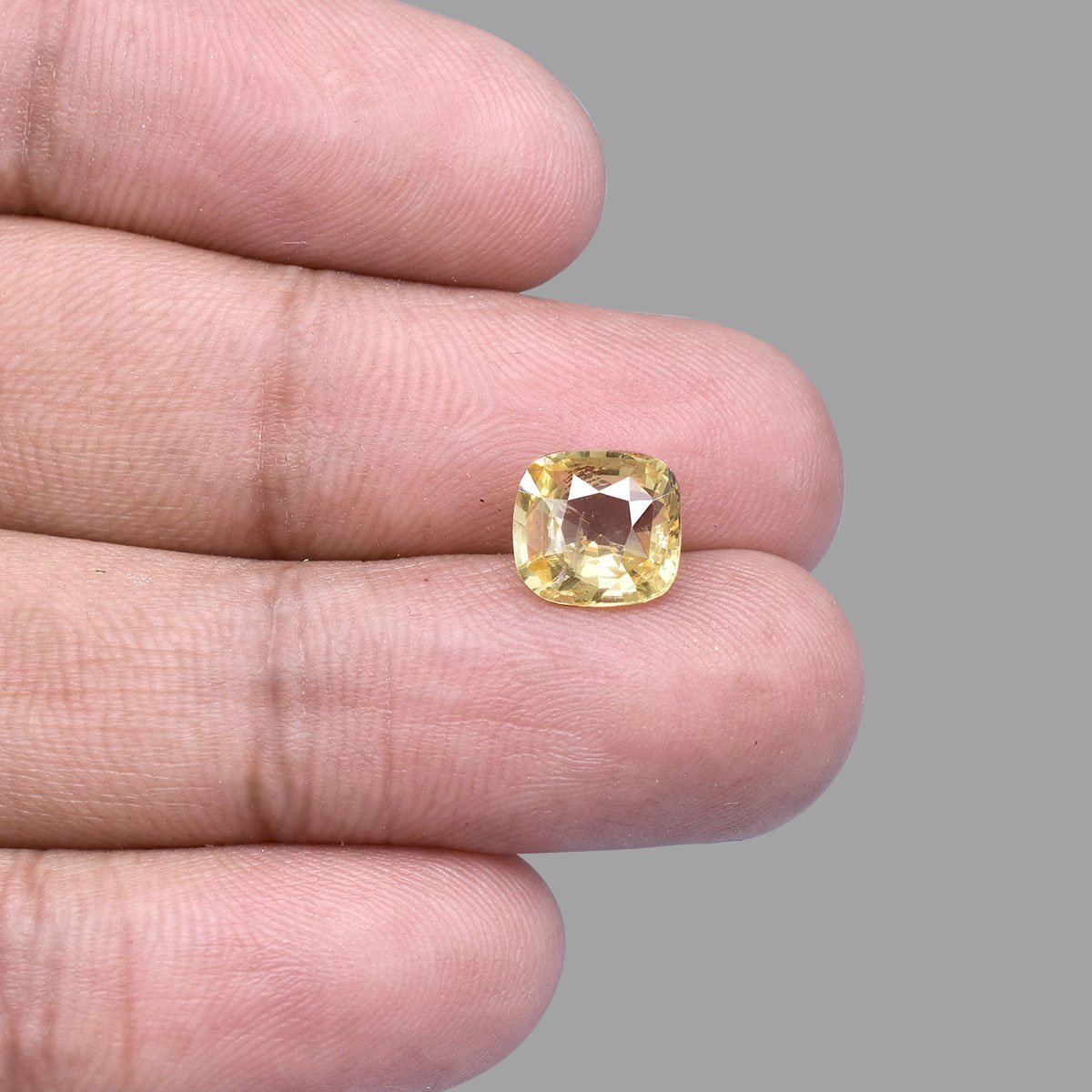 d0825-rgw-h-puk-3059-5 3.81 carats Yellow Sapphire  ( 4.23 Ratti Pukhraj ) - Image 5