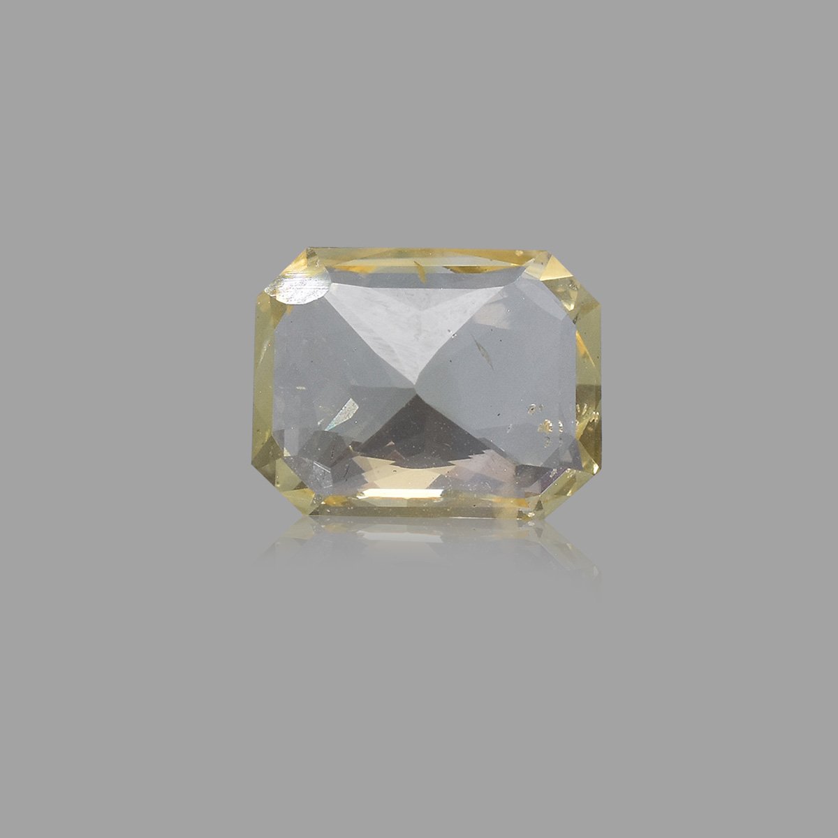 d0825-rgw-h-puk-3060-2 3.45 carats Yellow Sapphire  ( 3.83 Ratti Pukhraj ) - Image 2