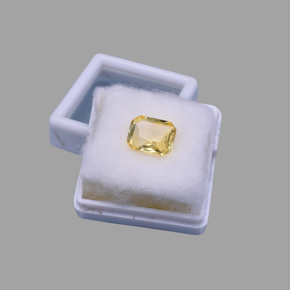 d0825-rgw-h-puk-3060-6 3.45 carats Yellow Sapphire  ( 3.83 Ratti Pukhraj ) - Image 6