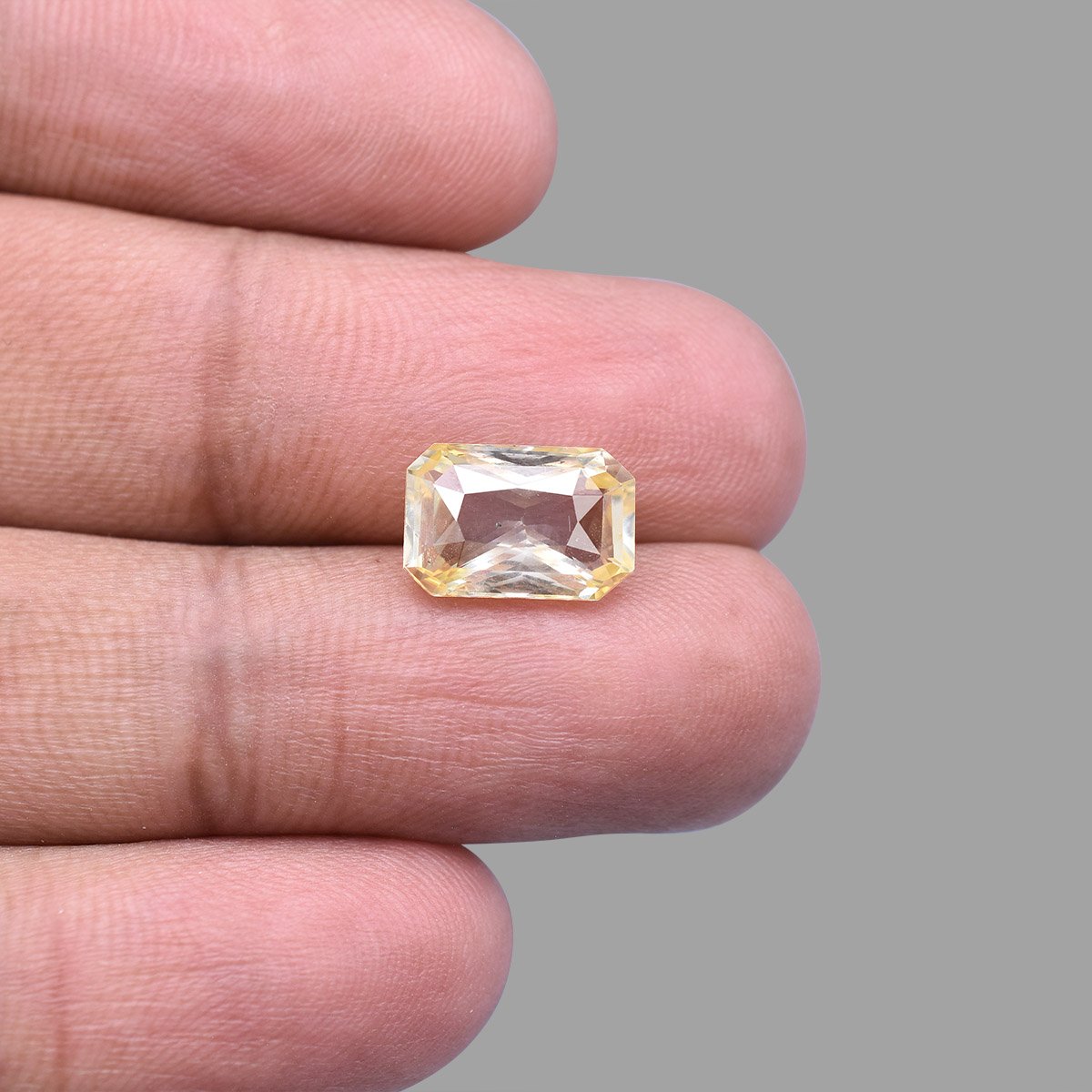 d0825-rgw-h-puk-3066-5 5.55 carats Yellow Sapphire  ( 6.17 Ratti Pukhraj ) - Image 5