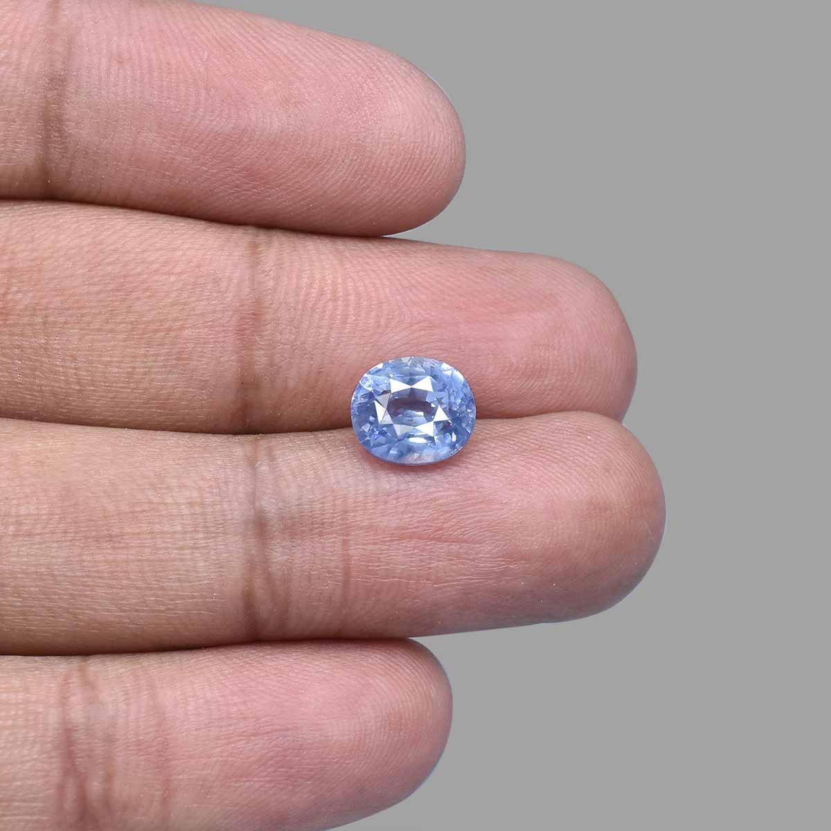 d0825-rgw-n-669-5 4.87 carats Blue Sapphire ( 5.41 ratti Neelam ) - Image 5