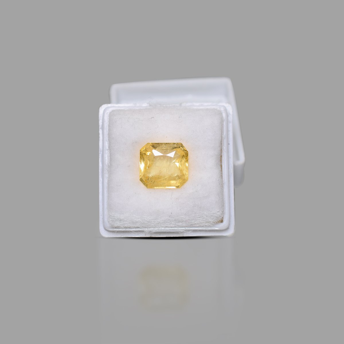 d0825-rgw-puk-352-6 5.45 carats Yellow Sapphire  ( 6.06 Ratti Pukhraj ) - Image 6