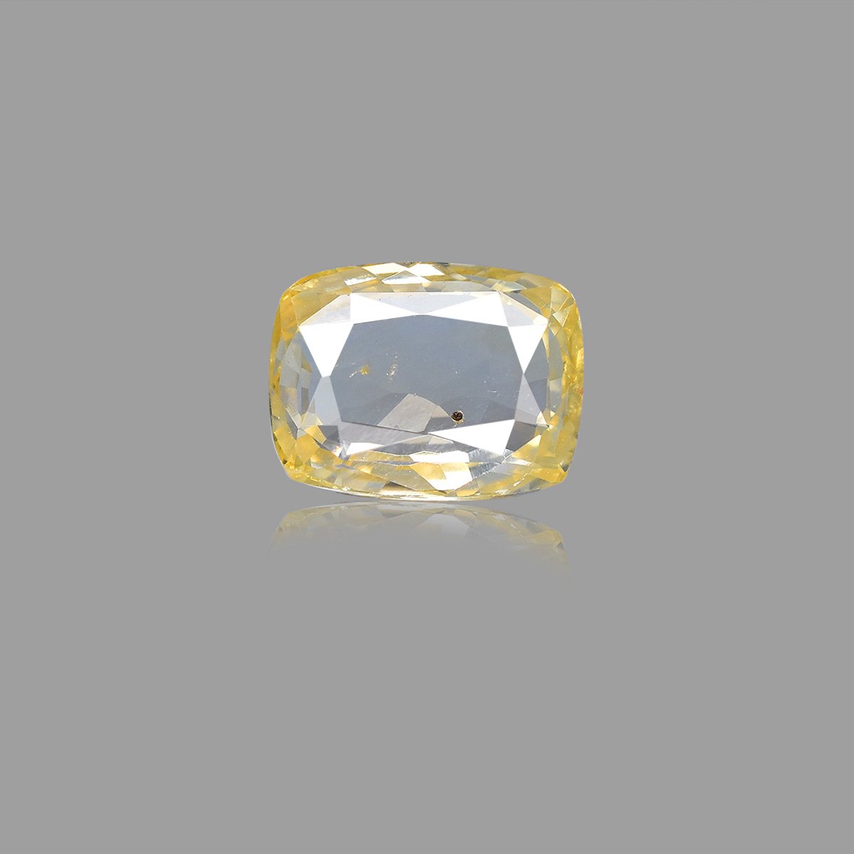 d0825-rgw-puk-640-1 5.66 carats Yellow Sapphire  ( 6.29 Ratti Pukhraj ) - Image 1