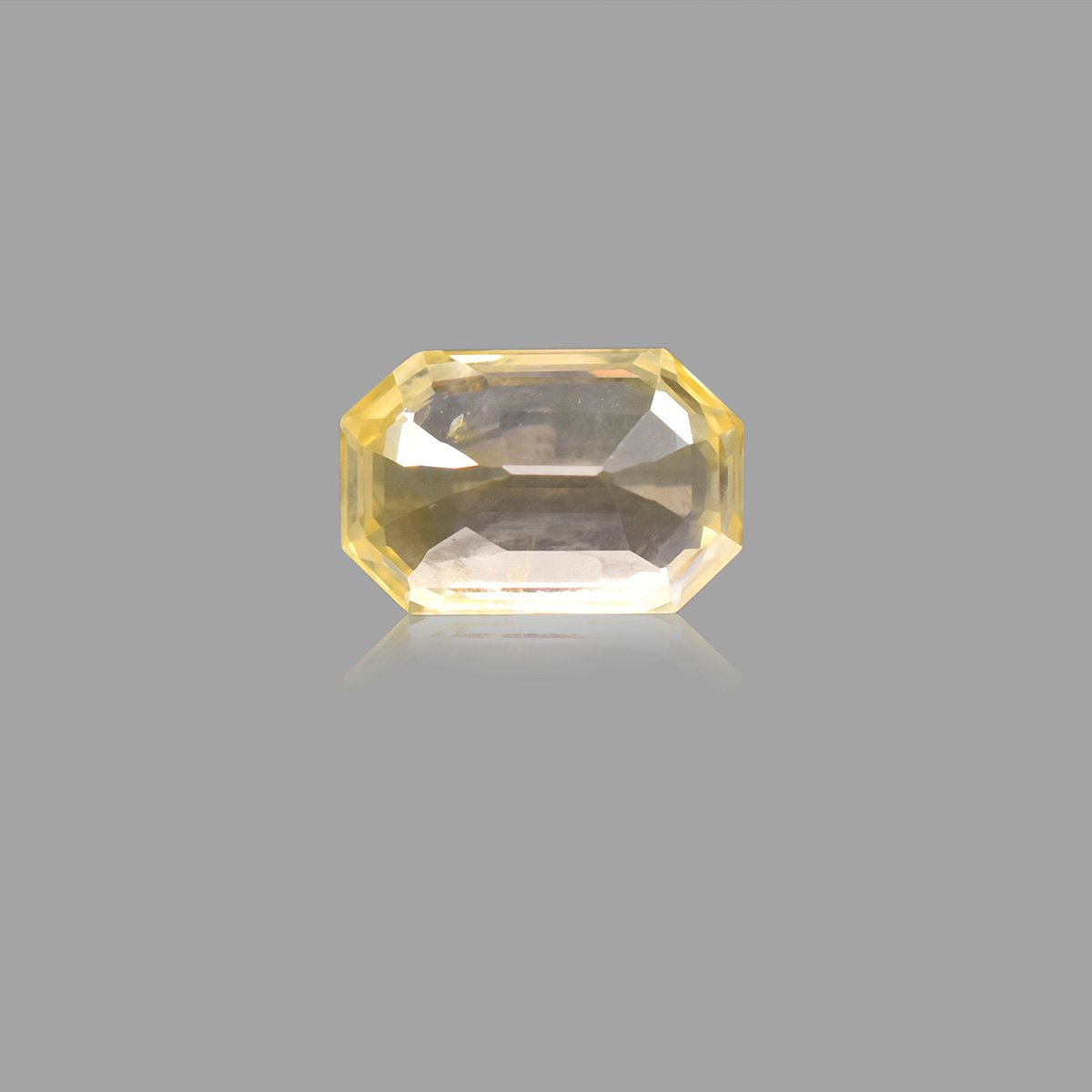 d0825-rgw-w-puk-3810-2 4.84 carats Yellow Sapphire  ( 5.38 Ratti Pukhraj ) - Image 2