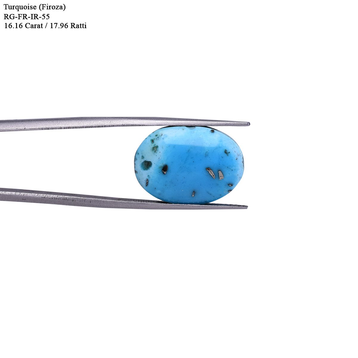 d0925-rg-fr-ir-55-4 16.16 carats Turquoise ( 17.96 ratti Firoza ) - Image 4