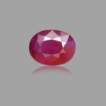 3.08 carats Ruby ( 3.42 ratti Manik )