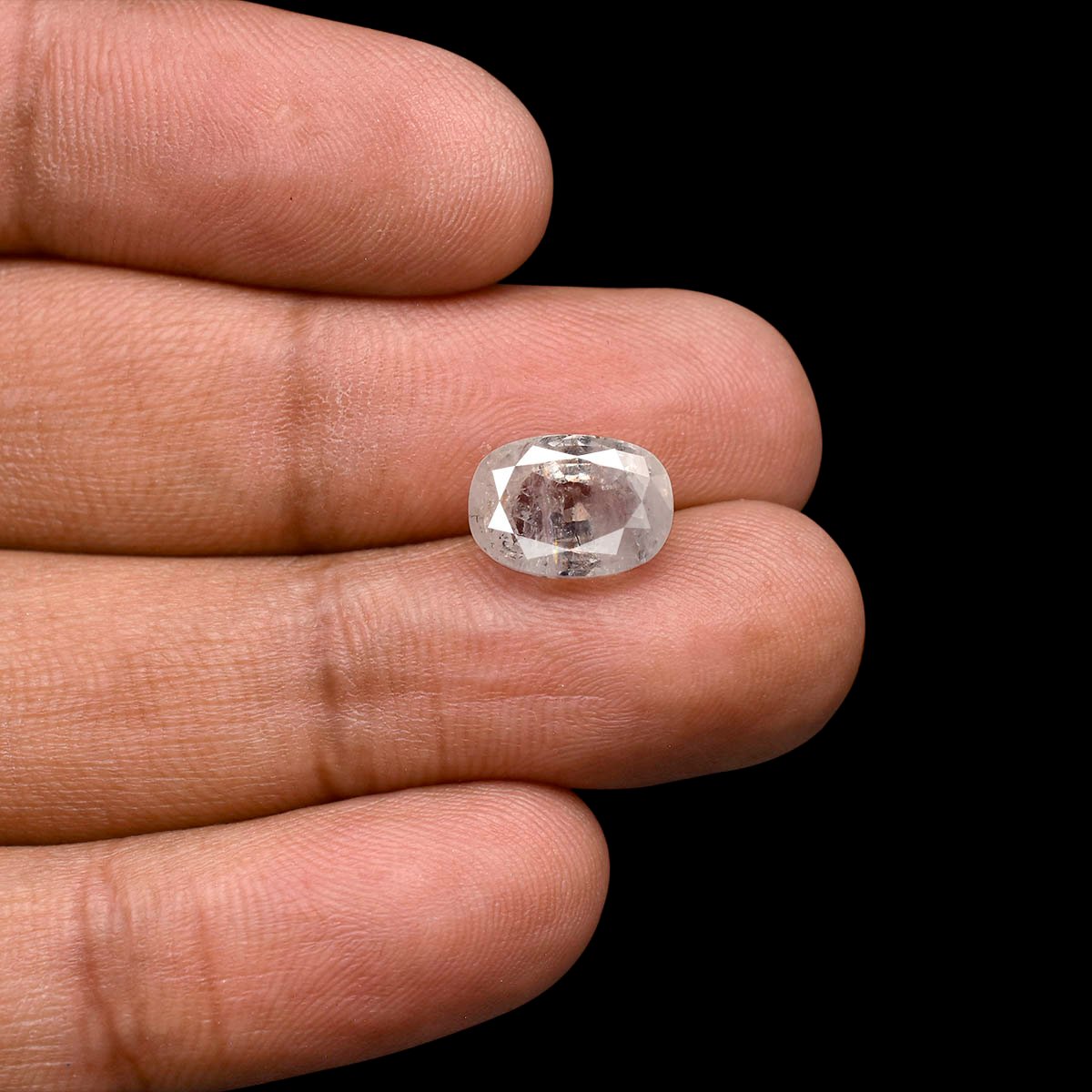d0925-rgw-wpuk-494-5 7.45 carats White Sapphire ( 8.28 ratti Safed Pukhraj ) - Image 5