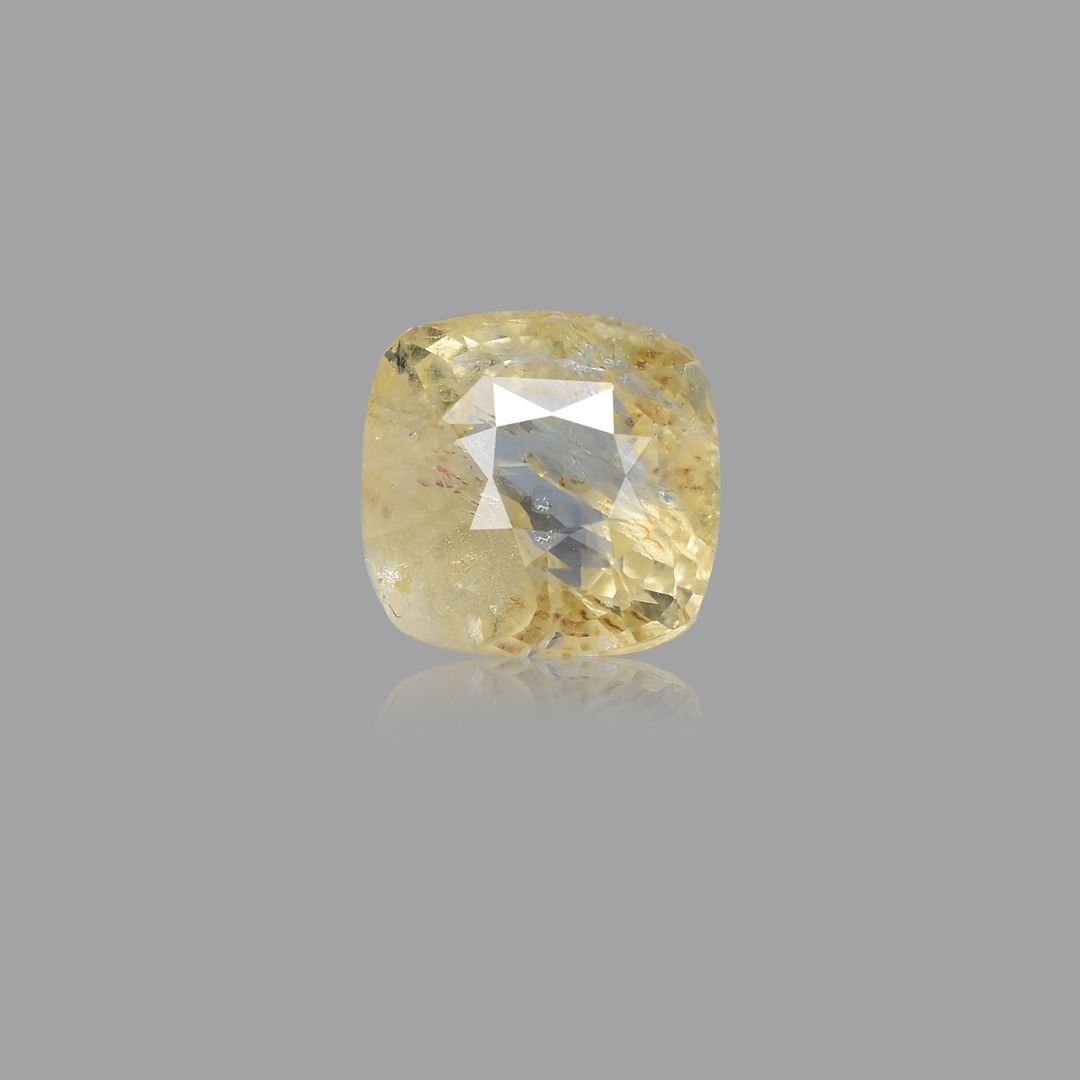 d1025-rgw-puk-720-1 4.84 carats Yellow Sapphire ( 5.38 ratti Pukhraj ) - Image 1