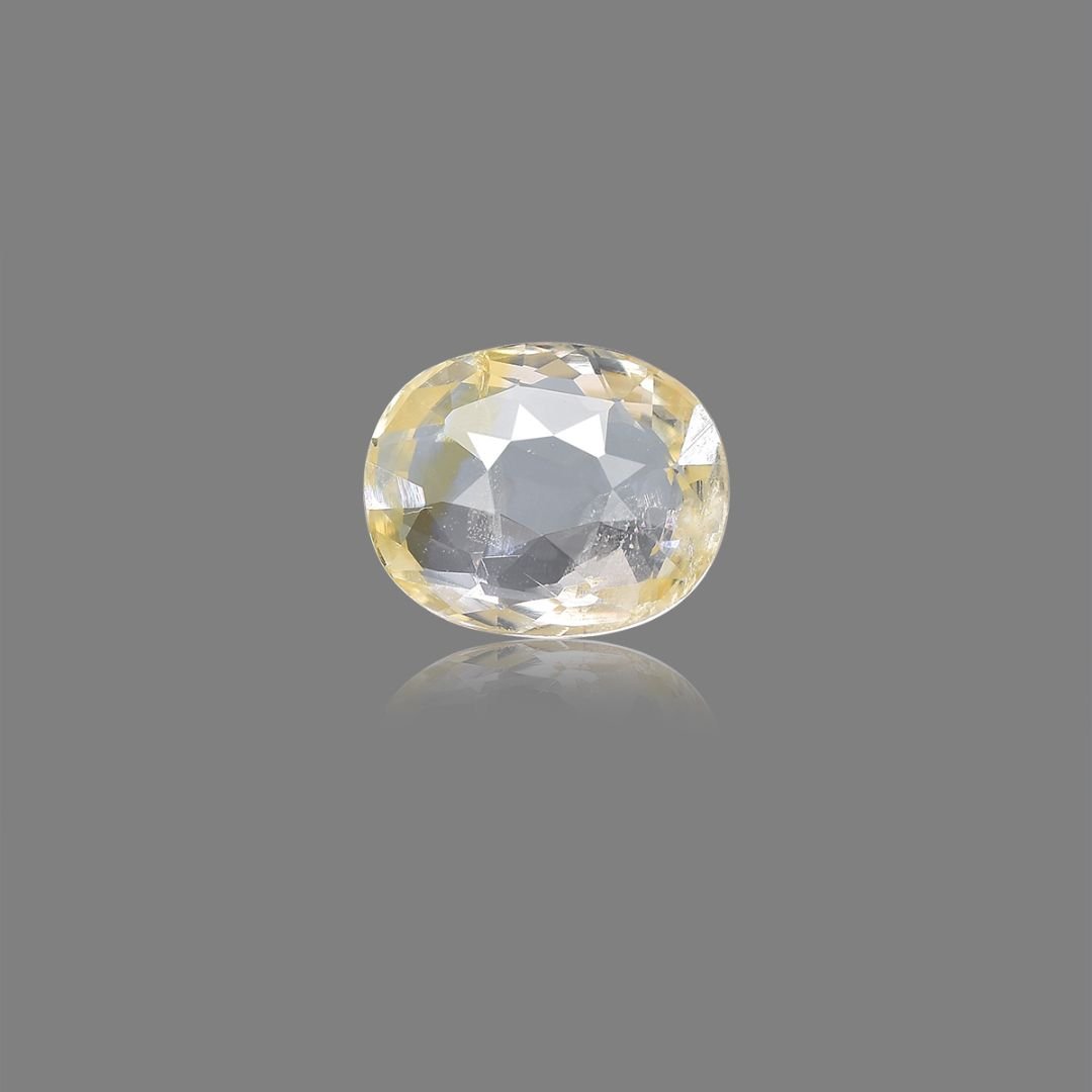 d1025-rgw-puk-758-1 3.6 carats Yellow Sapphire ( 4 ratti Pukhraj ) - Image 1