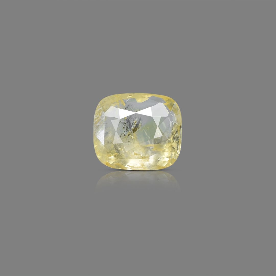 d1025-rgw-puk-797-1 5.54 carats Yellow Sapphire ( 6.16 ratti Pukhraj ) - Image 1