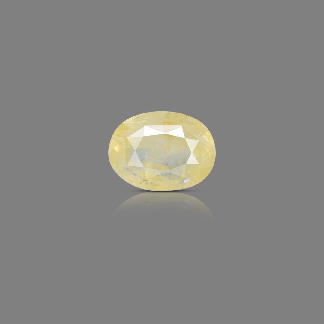 d1025-rgw-puk-799-1 6.84 carats Yellow Sapphire ( 7.6 ratti Pukhraj ) - Image 1