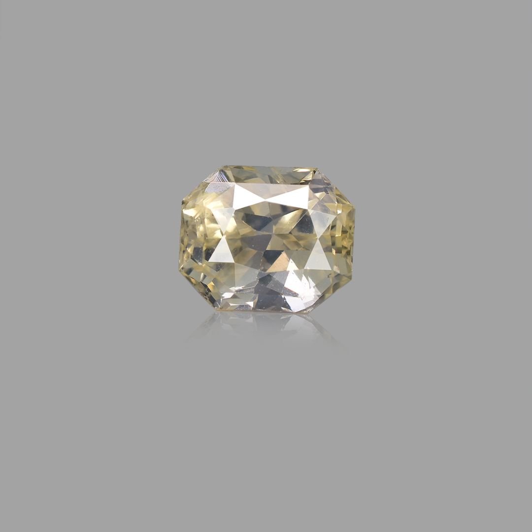 d1025-rgw-puk-j-3820-1 7.66 carats Yellow Sapphire ( 8.51 ratti Pukhraj ) - Image 1