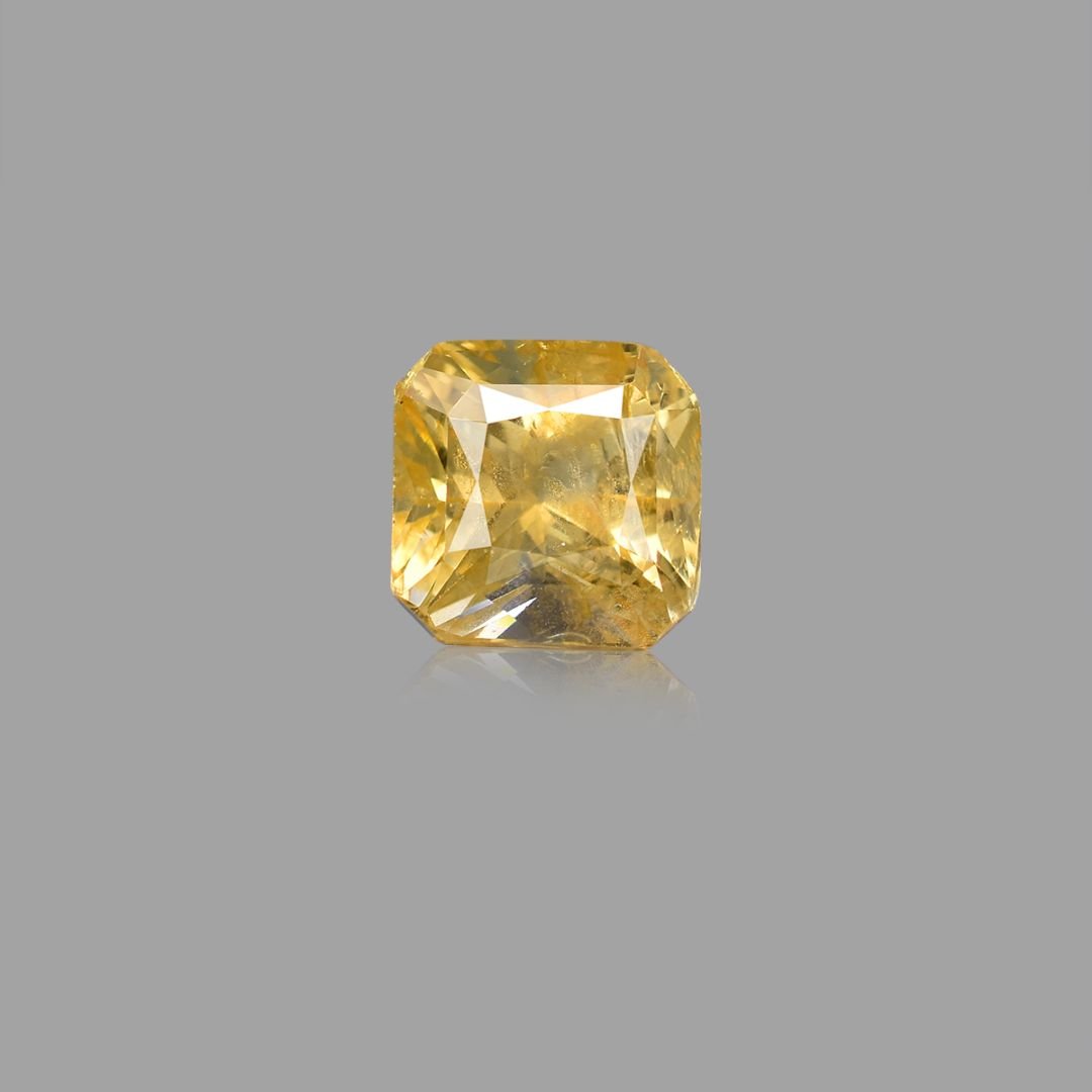 d1025-rgw-puk-w-2704-1 9.98 carats Yellow Sapphire ( 11.09 ratti Pukhraj ) - Image 1