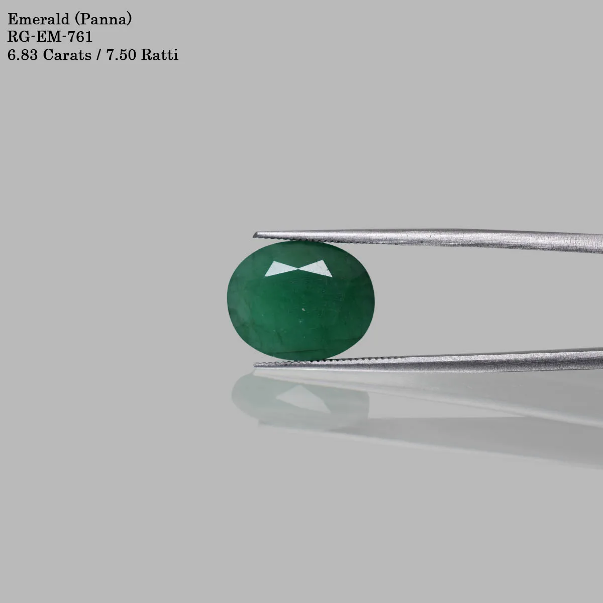 6.83 Carats Emerald ( 7.5 Ratti Panna ) - Image 2