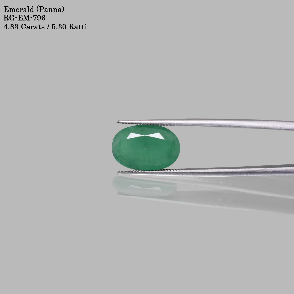 4.83 Carats Emerald ( 5.3 Ratti Panna ) - Image 2