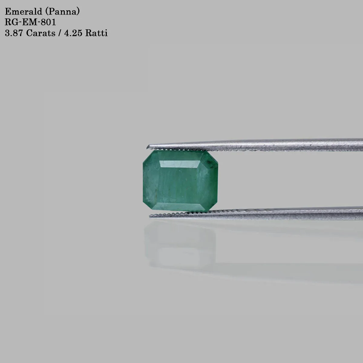 3.87 Carats Emerald ( 4.25 Ratti Panna ) - Image 2