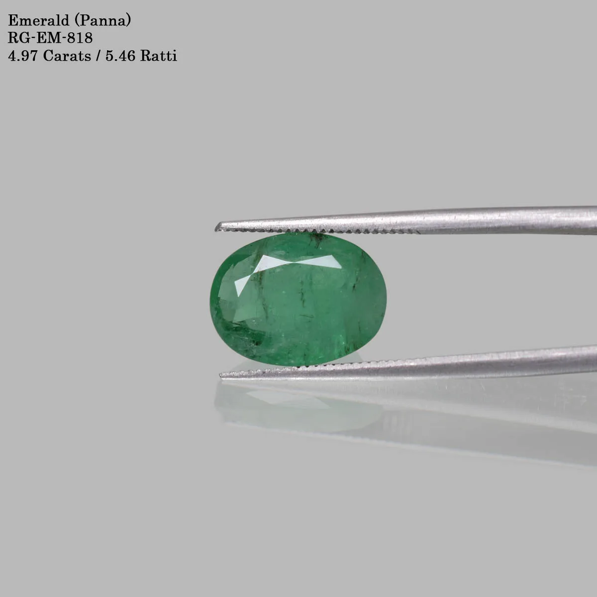 4.97 Carats Emerald ( 5.46 Ratti Panna ) - Image 2