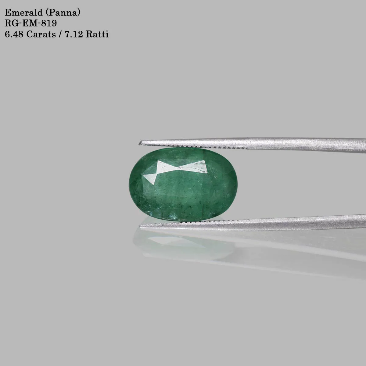 6.48 Carats Emerald ( 7.12 Ratti Panna ) - Image 2