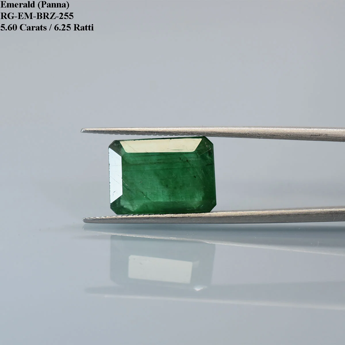 5.6 Carats Brazilian Emerald ( 6.22 Ratti Panna ) - Image 2