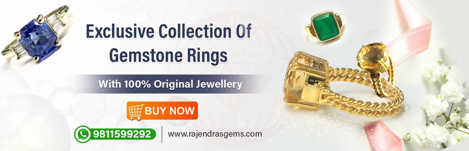 Buy Gemstones Rings Online in Delhi, India