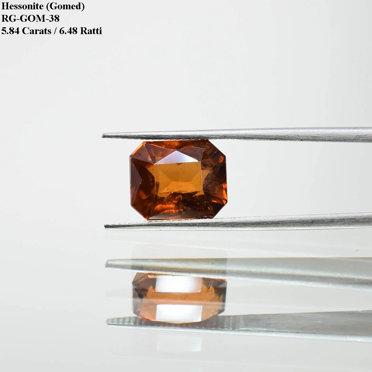 5.84 Carats Hessonite Garnet ( 6.49 Ratti Gomed ) - Image 2