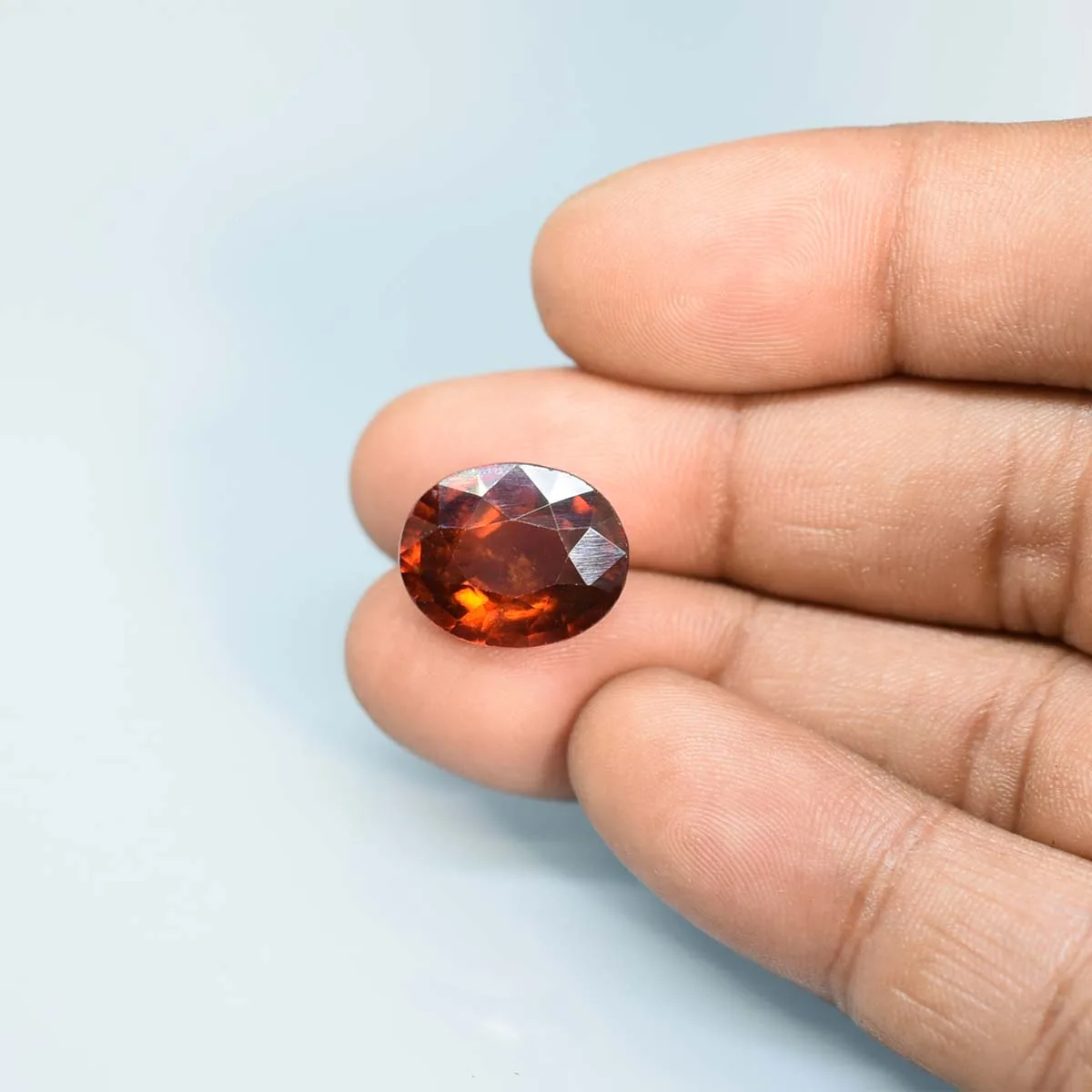 10.18 Carats Hessonite Garnet ( 11.31 Ratti Gomed ) - Image 4
