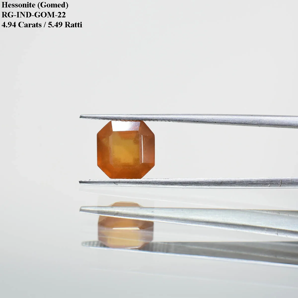 4.94 Carats Hessonite Garnet ( 5.49 Ratti Gomed ) - Image 2