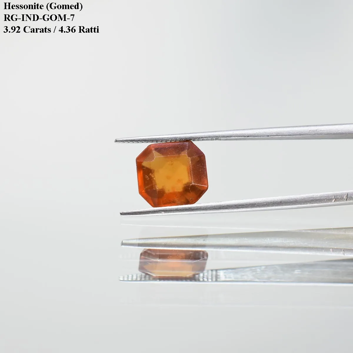 3.92 Carats Hessonite Garnet ( 4.36 Ratti Gomed ) - Image 2