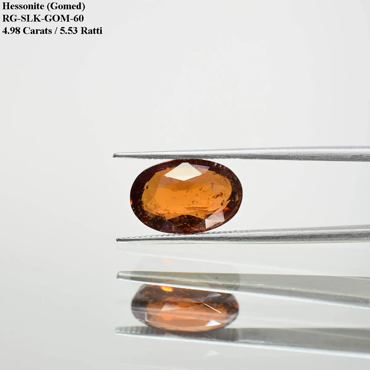 4.98 Carats Hessonite Garnet ( 5.53 Ratti Gomed ) - Image 2