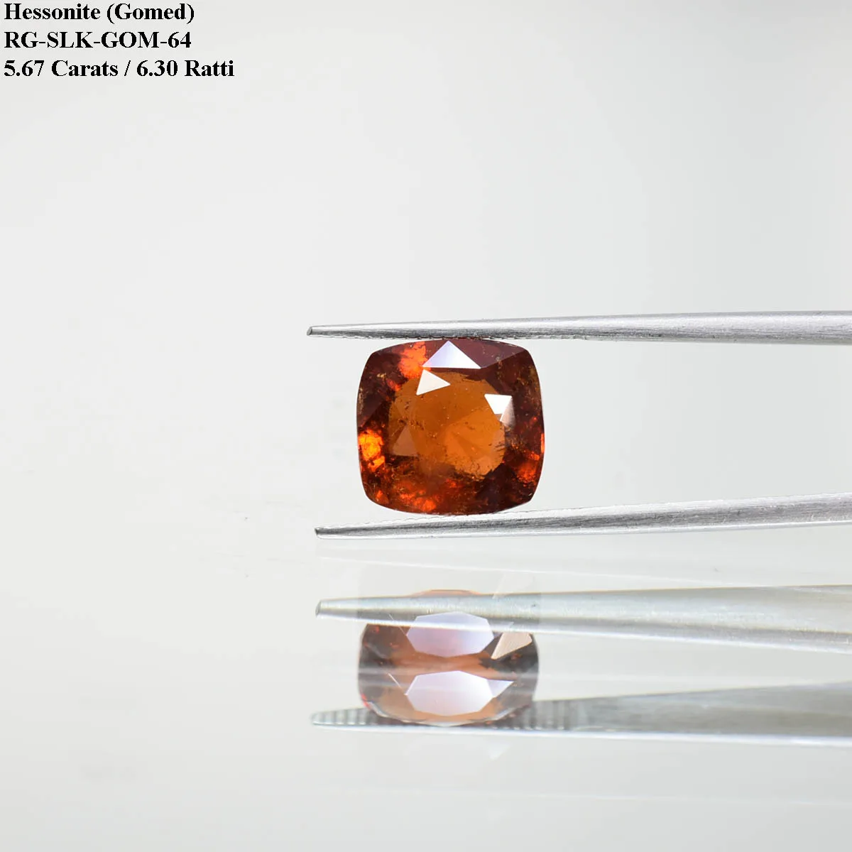 5.67 Carats Hessonite Garnet ( 6.3 Ratti Gomed ) - Image 2