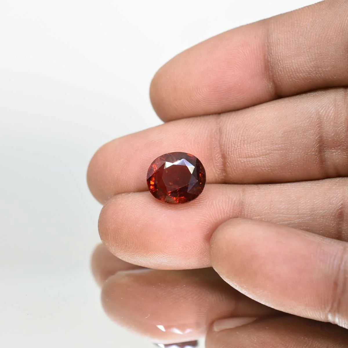 5.85 Carats Hessonite Garnet ( 6.5 Ratti Gomed ) - Image 4