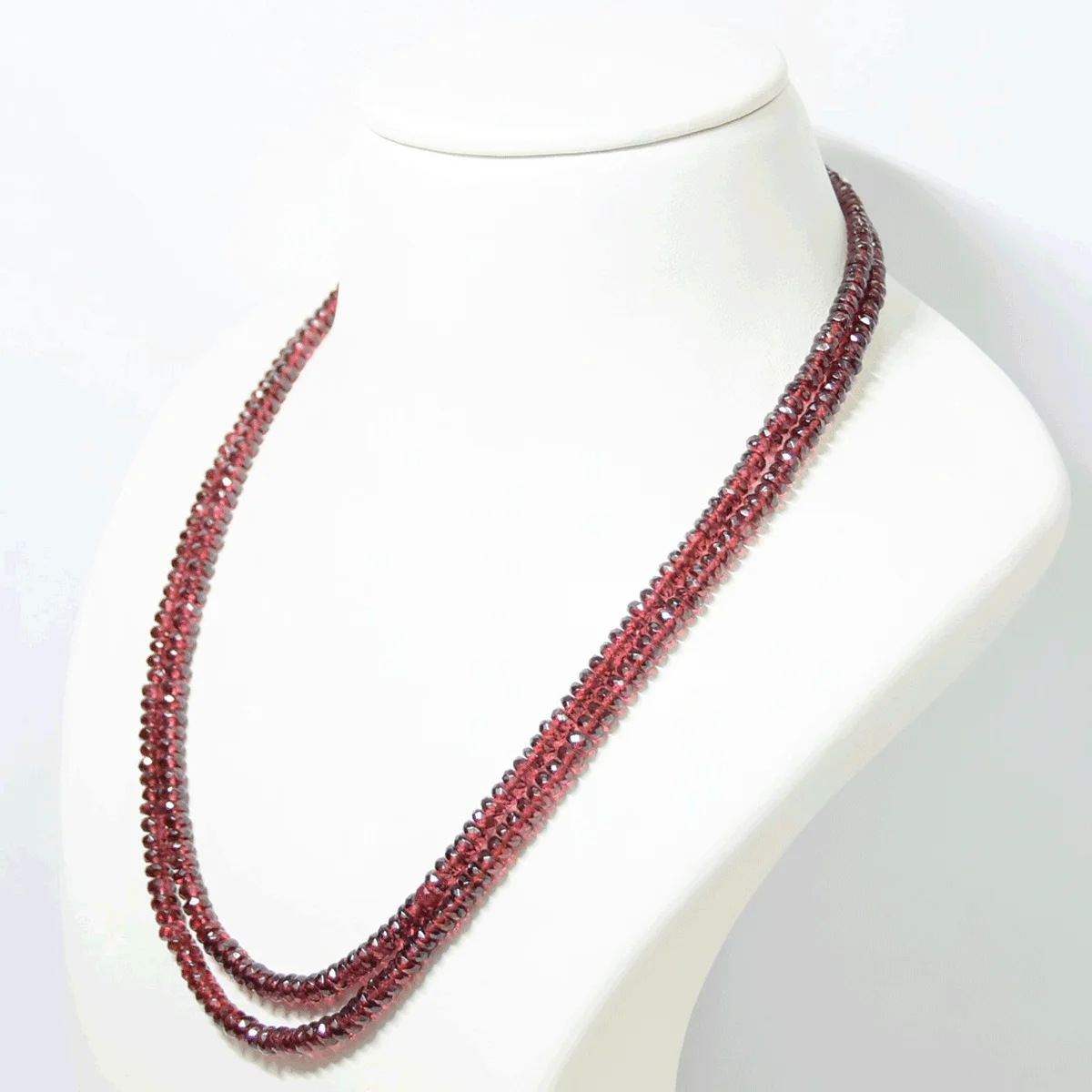 Red Garnet Beads Mala with Lab Certificate - Image 5