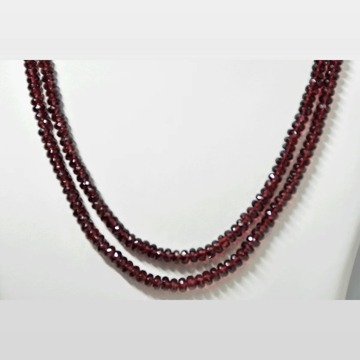 Red Garnet Beads Mala with Lab Certificate - Image 7