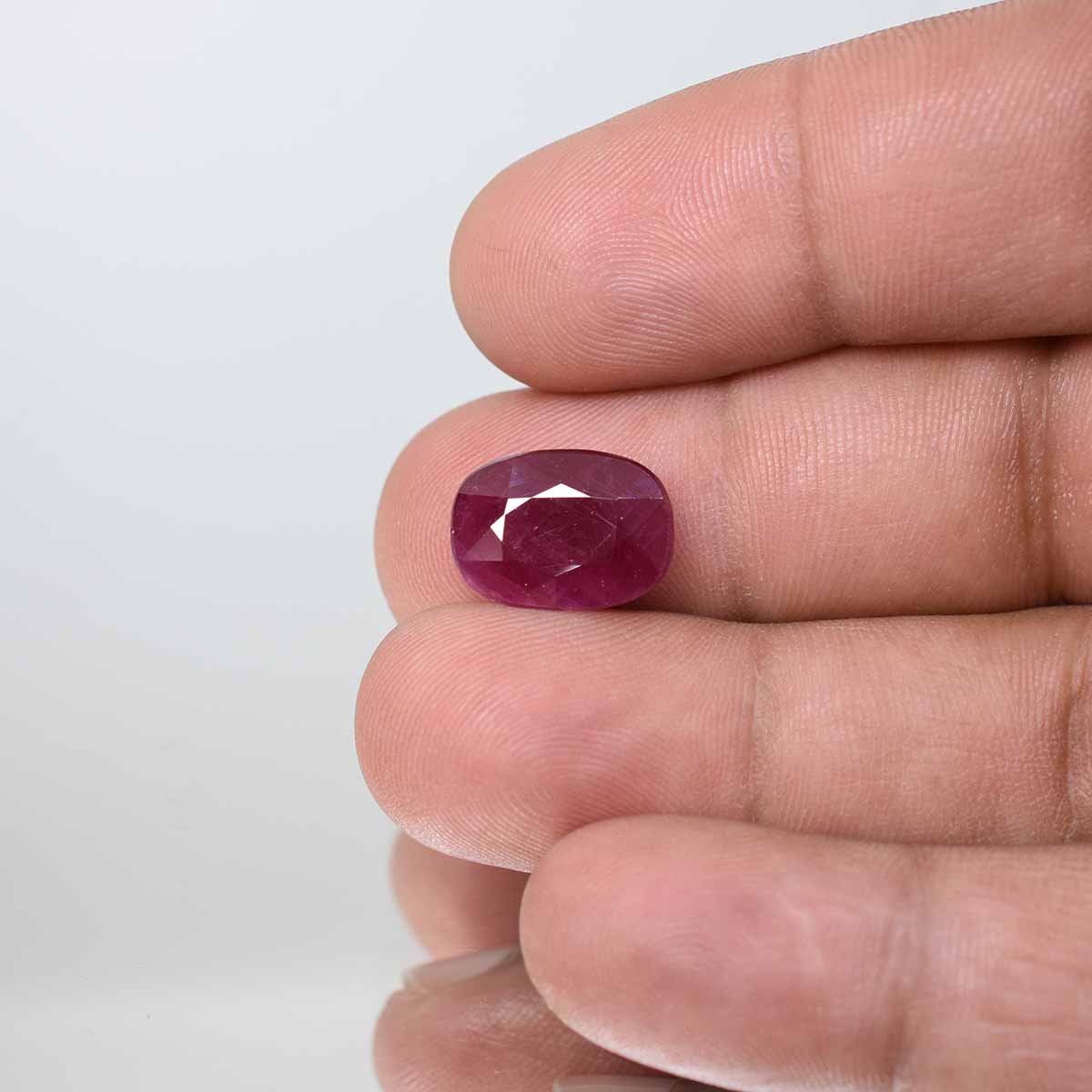 6.75 Carats Ruby 7.5 Ratti Manik Rajendra s Gems World Gemstone Dealer in New Delhi