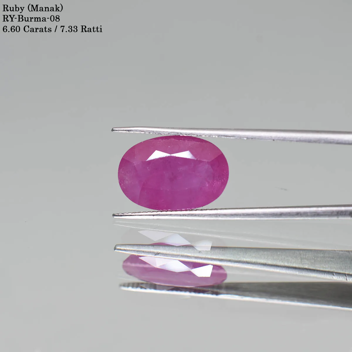 6.6 Carats Ruby Heated ( 7.33 Ratti Manik ) - Image 2