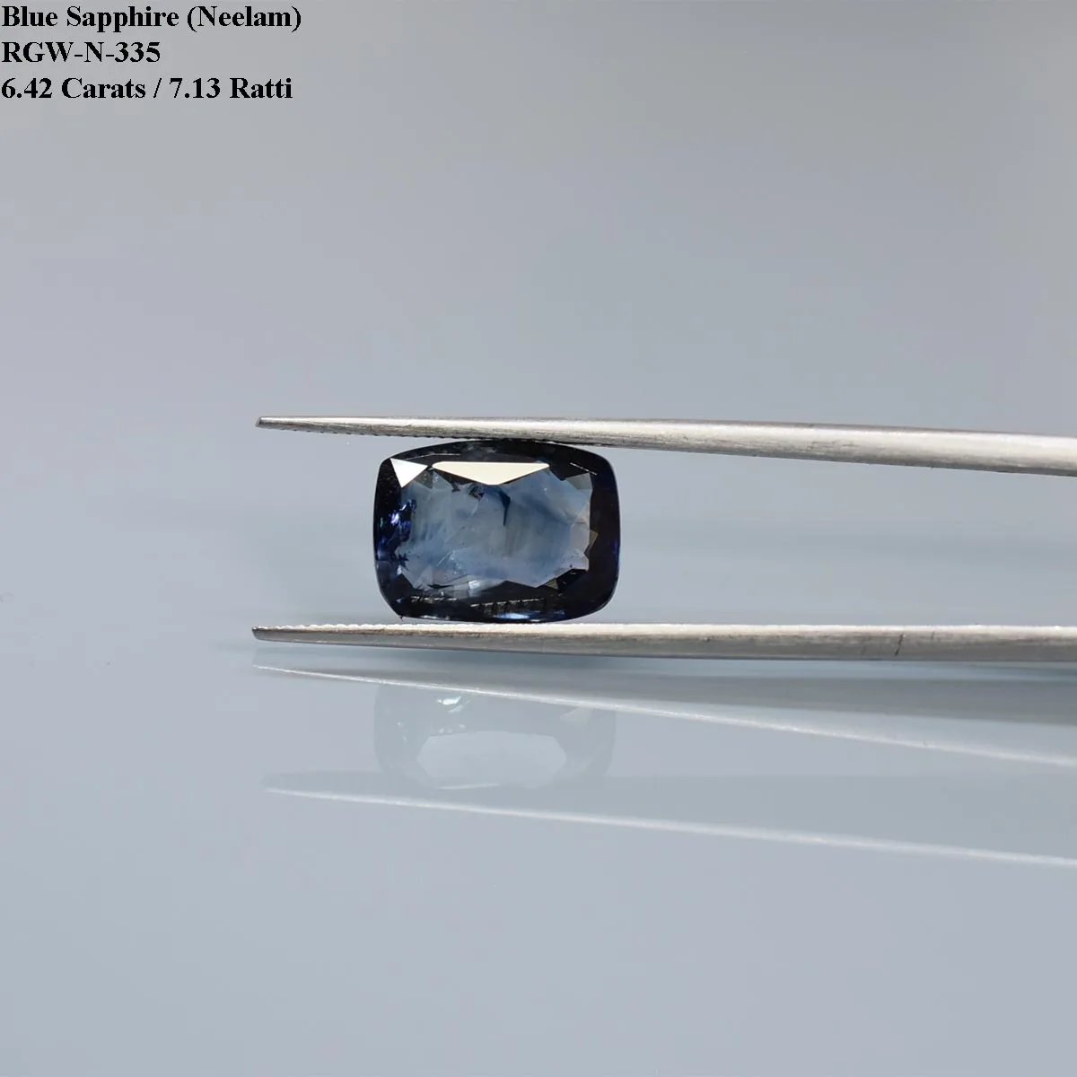 6.42 Carats Blue Sapphire ( 7.13 Ratti Neelam ) - Image 2