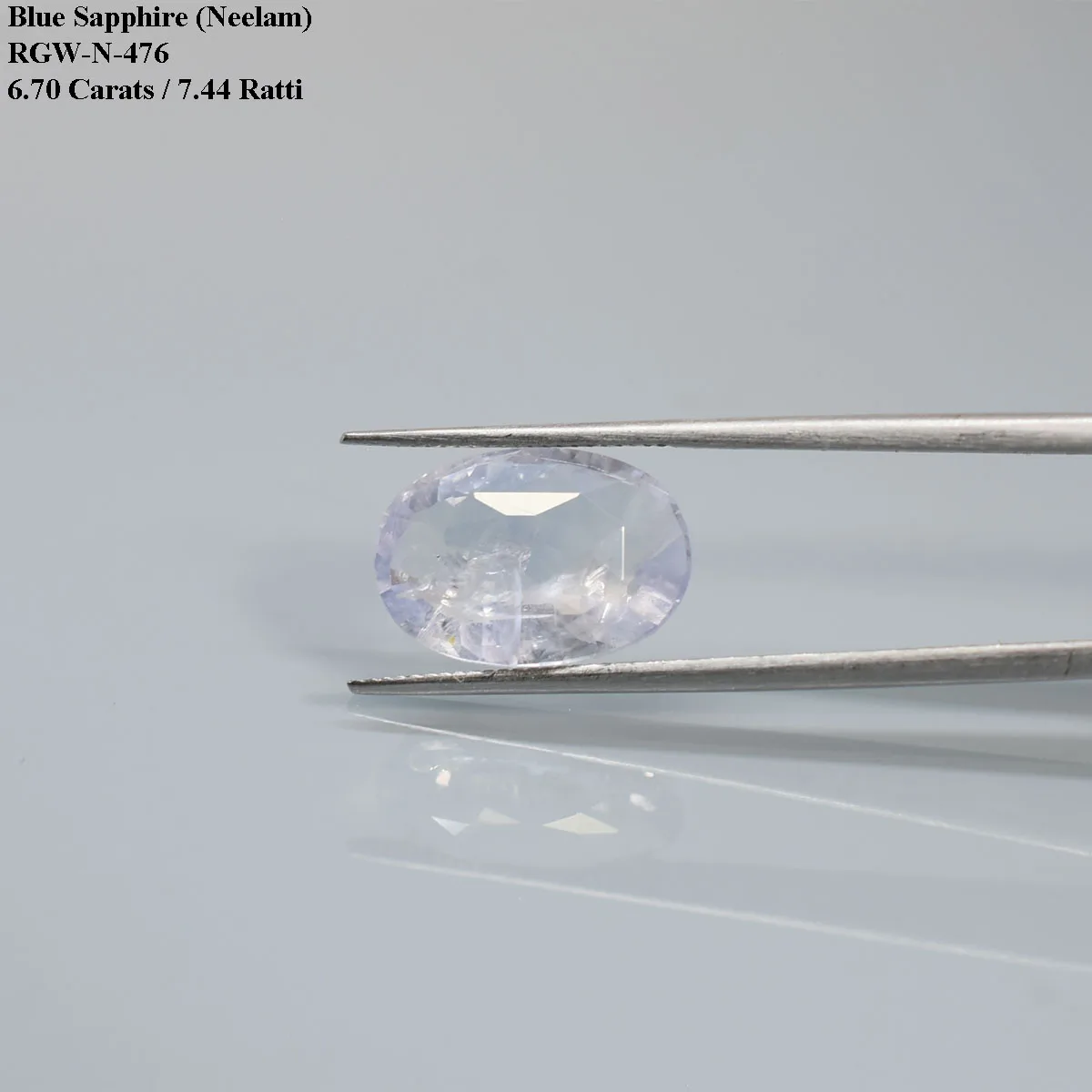 6.7 Carats Blue Sapphire ( 7.44 Ratti Neelam ) - Image 2