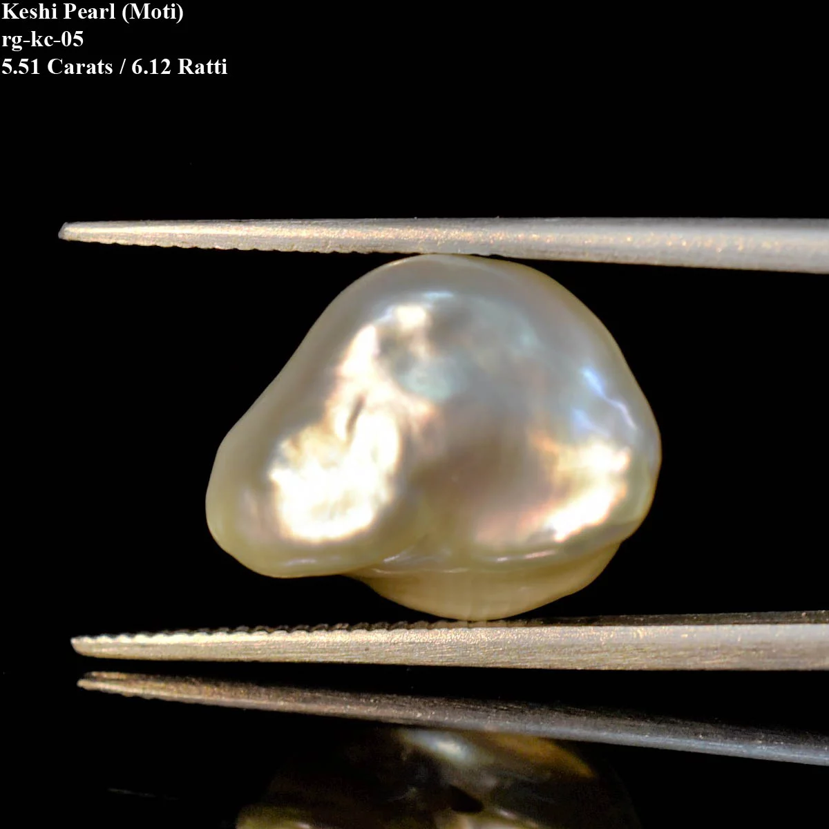 5.51 Carats Keshi Pearl ( 6.12 Ratti Moti ) - Image 2